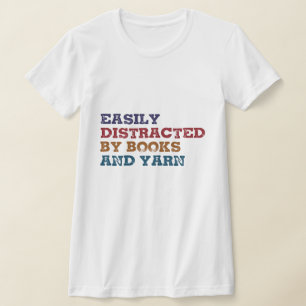 Lättspridd av Bokar och garnfunny Bok T Shirt