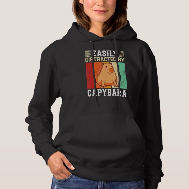 Lättspridd av Capybara Animal Rodent T Shirt (Framsida)