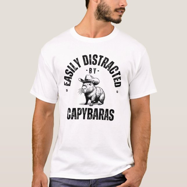Lättspridd av Capybaras T Shirt (Framsida)