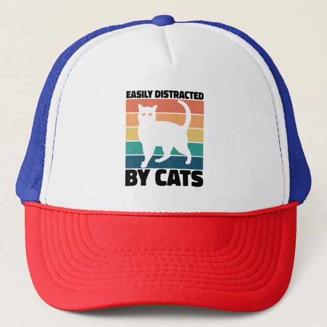 Lättspridd av Cats kattunge kawaii Funny Cat Keps (Framsida)
