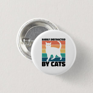 Lättspridd av Cats kattunge kawaii Funny Cat Knapp
