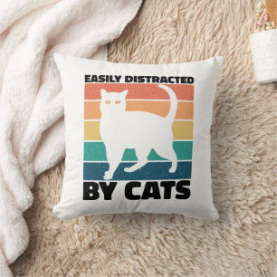 Lättspridd av Cats kattunge kawaii Funny Cat Kudde