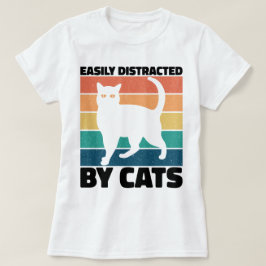Lättspridd av Cats kattunge kawaii Funny Cat T Shirt