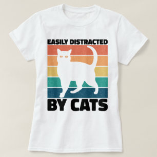 Lättspridd av Cats kattunge kawaii Funny Cat T Shirt