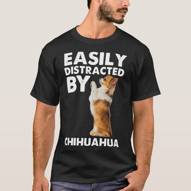 Lättspridd av Chihuahua T Shirt (Framsida)
