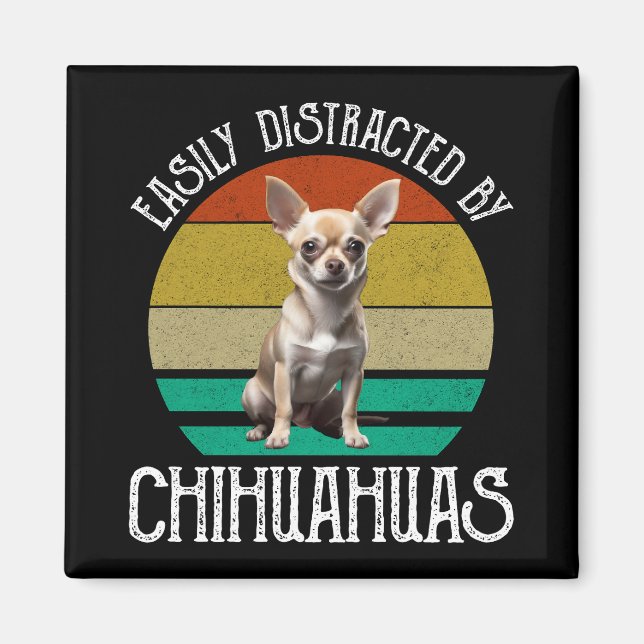Lättspridd av Chihuahuas Magnet (Framsidan)