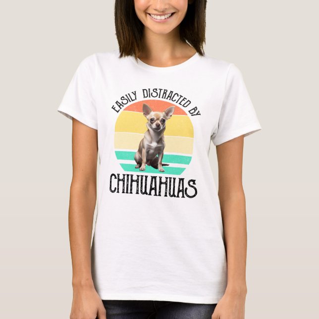 Lättspridd av Chihuahuas T Shirt (Framsida)