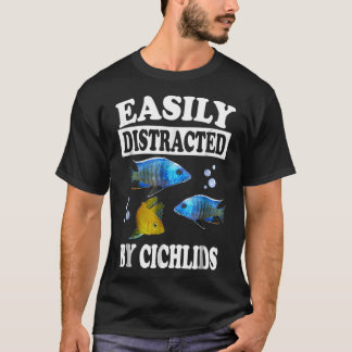 Lättspridd av Cichlids Fish Aquarium Älskare T Shirt