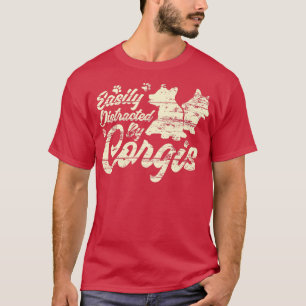 Lättspridd av Corgis, Rolig hund ägare Premi T Shirt