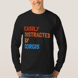 Lättspridd av Corgis Rolig hund T Shirt