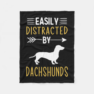 Lättspridd av Dachshunds Fleecefilt