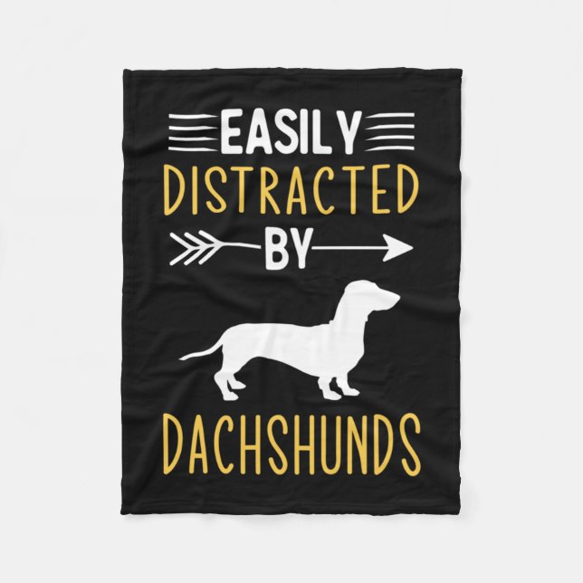 Lättspridd av Dachshunds Fleecefilt (Framsidan)