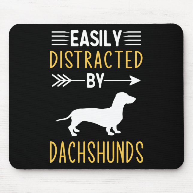 Lättspridd av Dachshunds Musmatta (Framsidan)