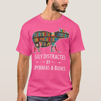 Lättspridd av däggdjur från Capybaras Bokar Älskar T Shirt