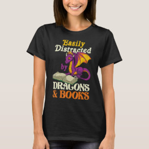Lättspridd av drakmer och läsbåtar i Bokar T Shirt