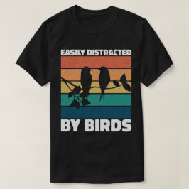 Lättspridd av fågel Cute Bird Owner Funny T Shirt