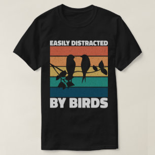 Lättspridd av fågel Cute Bird Owner Funny T Shirt