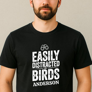 Lättspridd av fågelgåva till Bird Watcher T Shirt