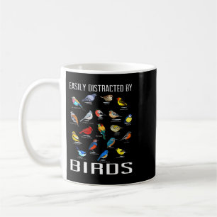 Lättspridd av fåglar Fågelskådning Älskare Kaffemugg