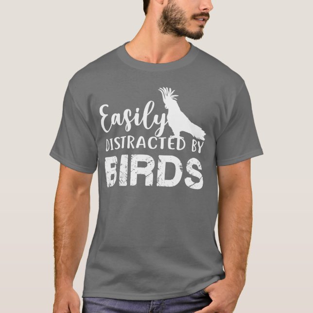 Lättspridd av fåglarnas Älskare Funny vintage T Shirt (Framsida)