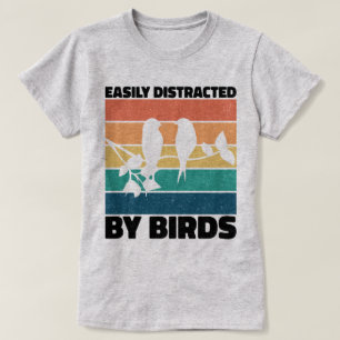 Lättspridd av fåglarnas Fågelskådare födelsedag T Shirt