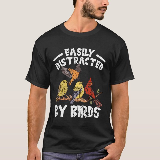 Lättspridd av fåglarnas lilla fågel t shirt (Framsida)