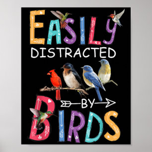 Lättspridd av fåglars ädla fågel poster