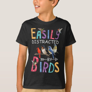 Lättspridd av fåglars ädla fågel t shirt