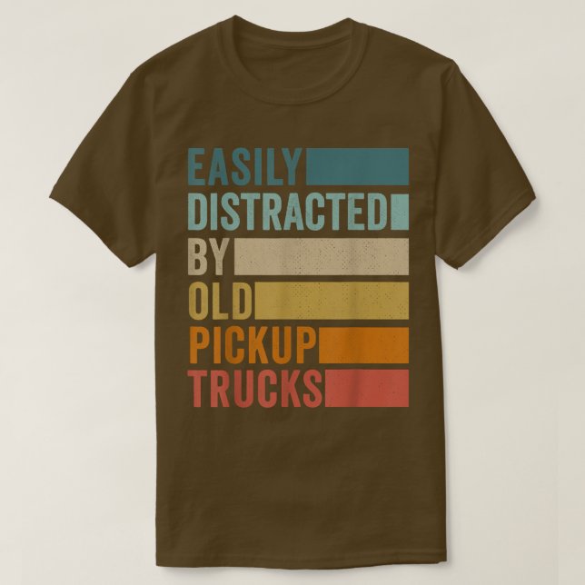 Lättspridd av gamla Pickupa Lastbilar 409 T Shirt (Design framsida)