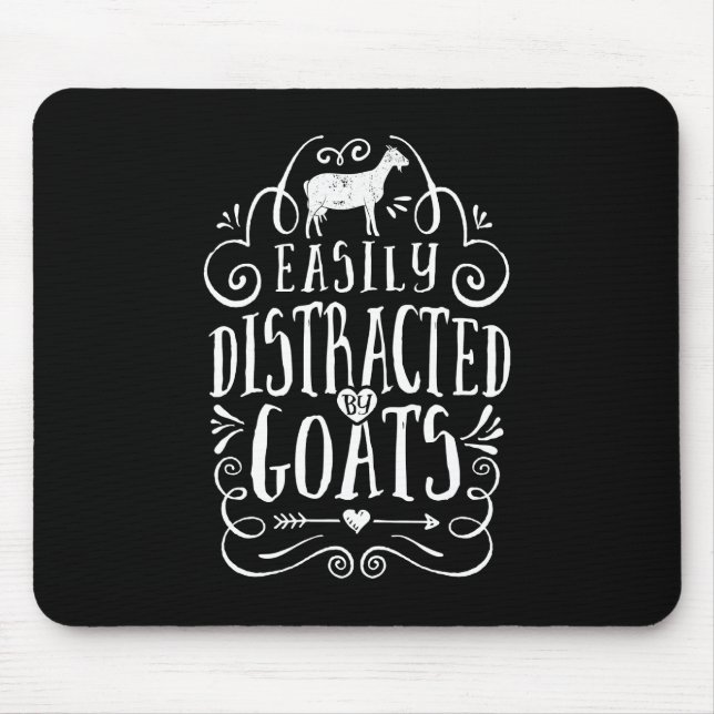 Lättspridd av gåvor från get Funny Goat Älskare Musmatta (Framsidan)