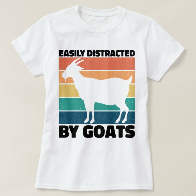 Lättspridd av getter Älskare Kawaii Pet Funny T Shirt (Design framsida)