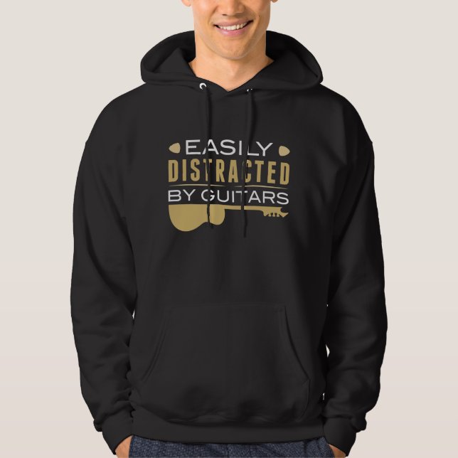 Lättspridd av gitarrer hoodie (Framsida)