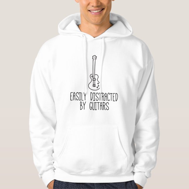 Lättspridd av gitarrer hoodie (Framsida)