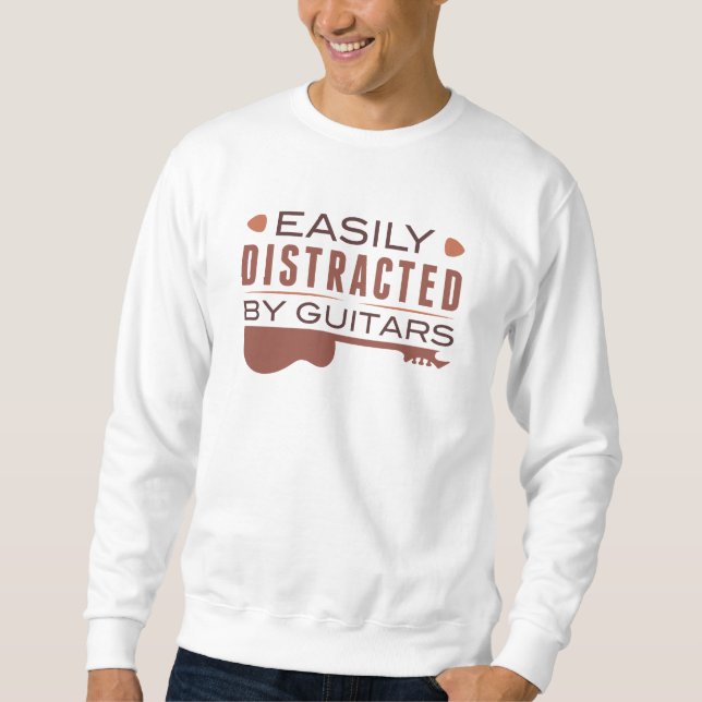 Lättspridd av gitarrer lång ärmad tröja (Framsida)