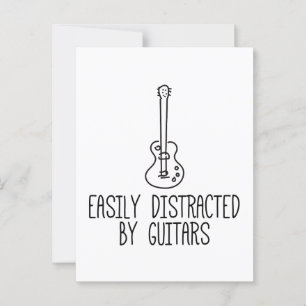 Lättspridd av gitarrer vykort