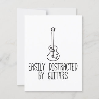 Lättspridd av gitarrer vykort