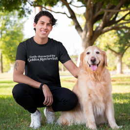 Lättspridd av Golden Retrievers Hund älskare T Shirt