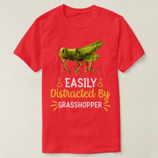Lättspridd av gräshoppor t shirt (Design framsida)