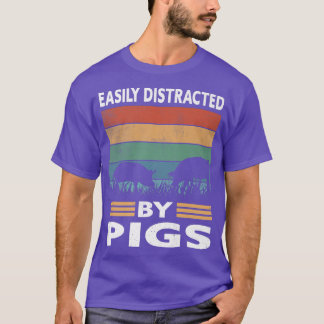 Lättspridd av Grisar Funny Farm Gris Premium T Shirt
