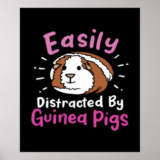 Lättspridd av Guinea Grisar | Cute Djurälskare Poster