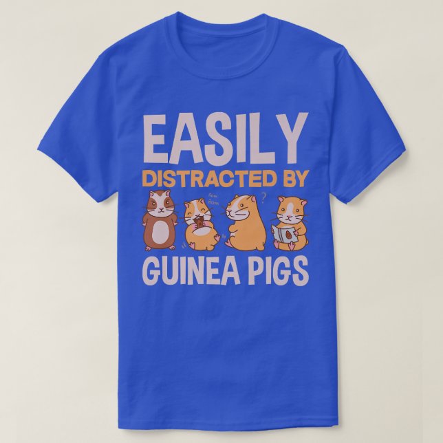 Lättspridd av Guinea Grisar Funny Guinea Gris T Shirt (Design framsida)
