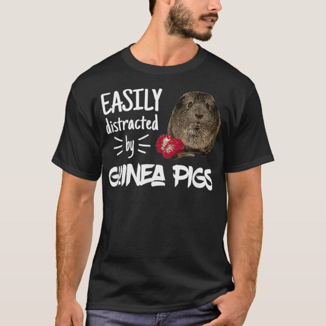 Lättspridd av Guinea Grisar T Piggie Älskare Gi T Shirt (Framsida)