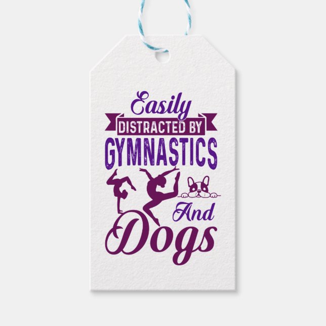 Lättspridd av gymnastika och Hundar Presentetikett (Framsidan)