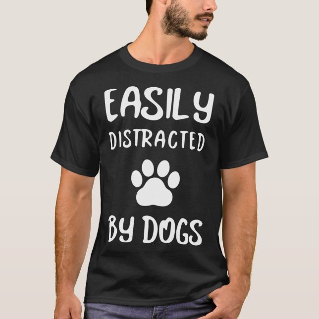 Lättspridd av Hundar Hund älskare Hund Mamma Hund T Shirt (Framsida)