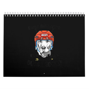 Lättspridd av Hundar och hockey Kalender