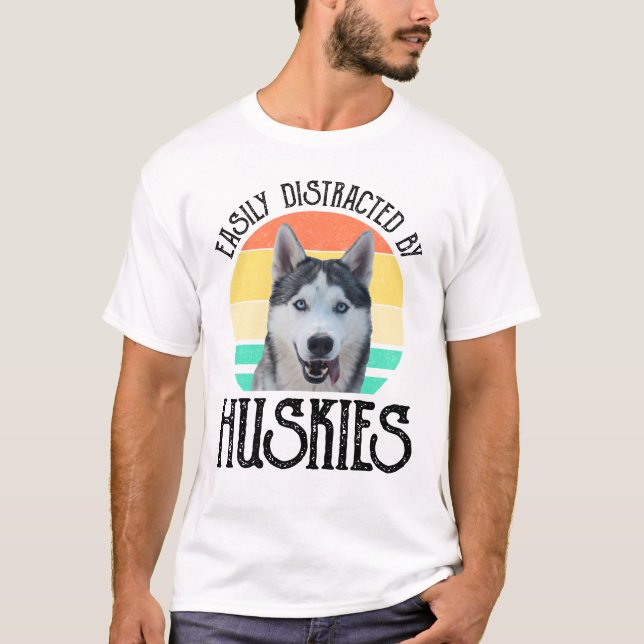 Lättspridd av Huskies T Shirt (Framsida)