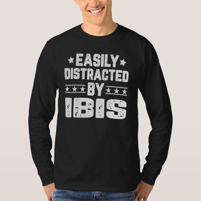 Lättspridd av Ibis Bird Ibis T Shirt (Framsida)