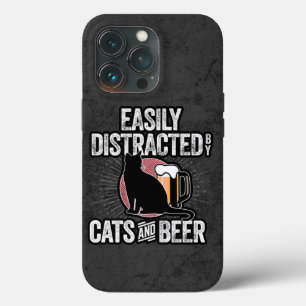 Lättspridd av katter och Beer Fodral-Mate iPhon