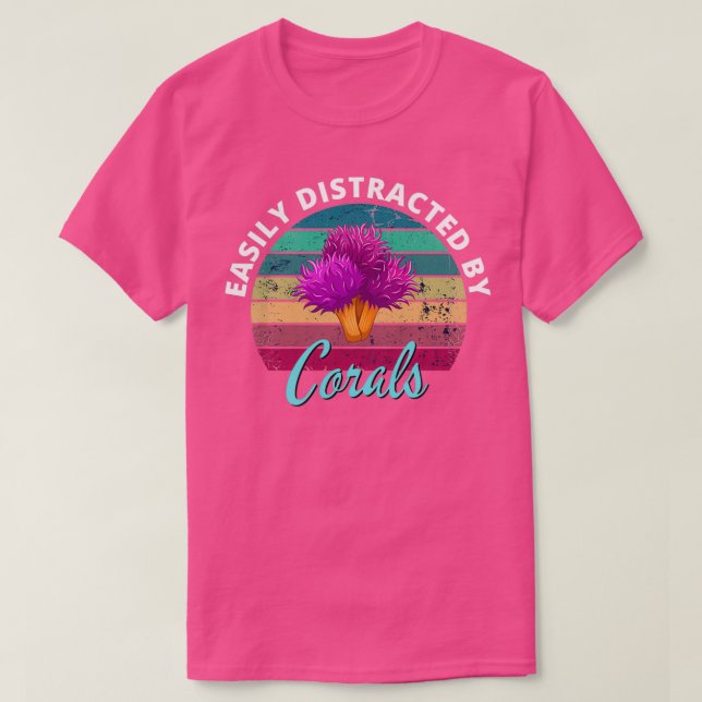 Lättspridd av korals Salt Vatten Aquarium Co T Shirt (Design framsida)