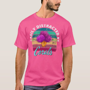 Lättspridd av korals Salt Vatten Aquarium Co T Shirt